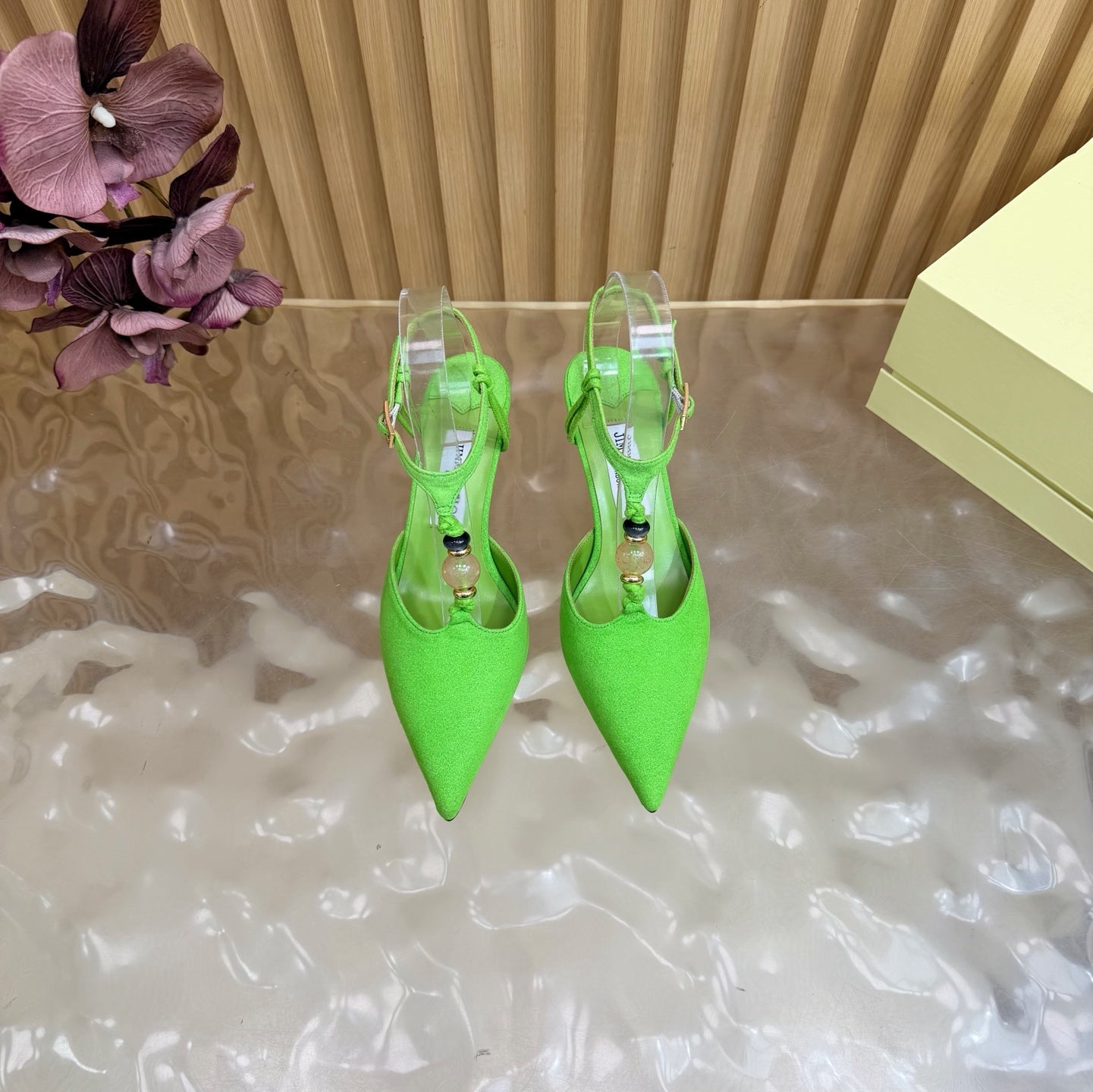 Jimmy Choo 2026 Lauri Slingback 65mm Suede Leather 949800