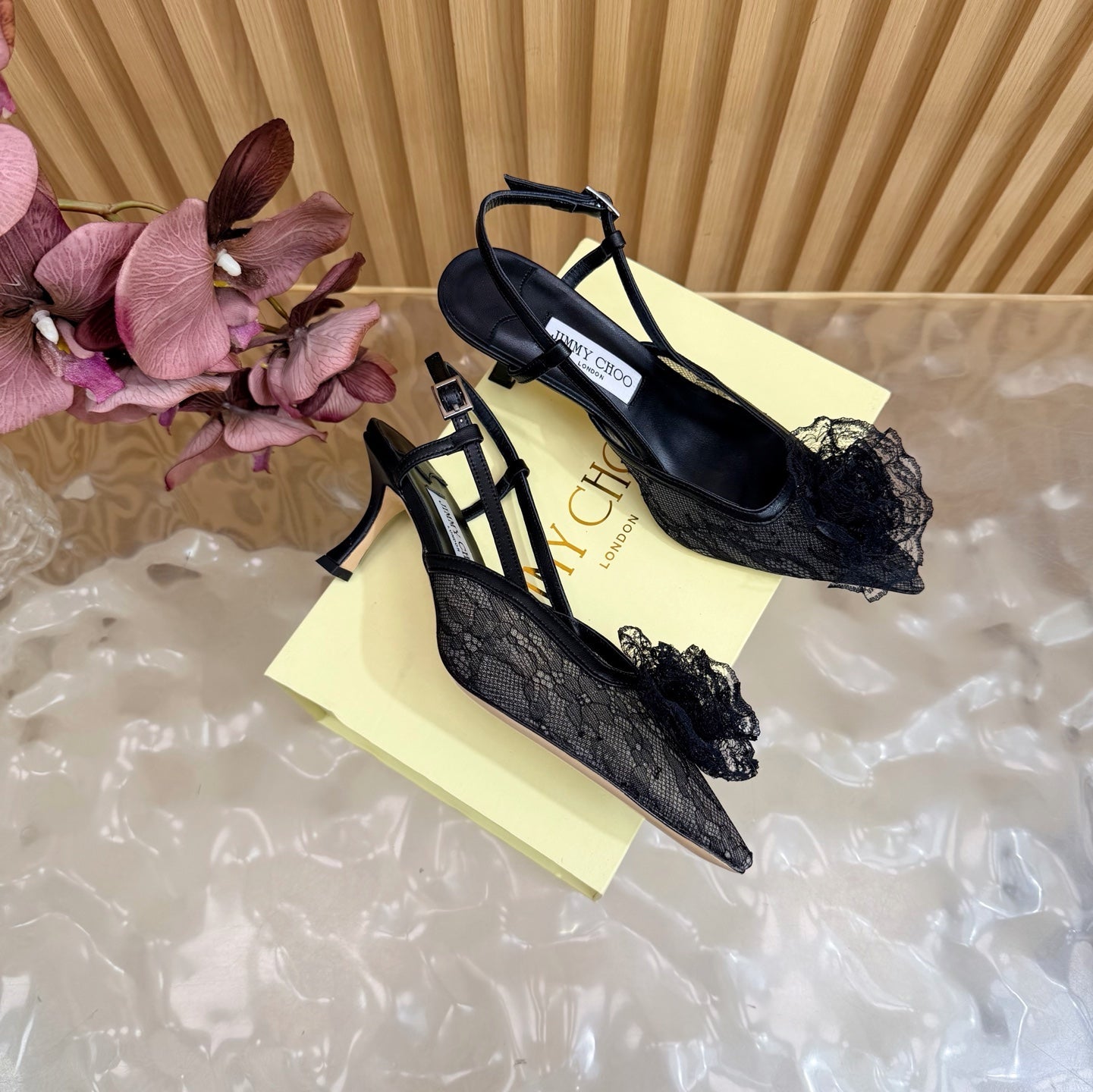 Jimmy Choo 2026 Mimmi Slingback 65mm Lace 949803