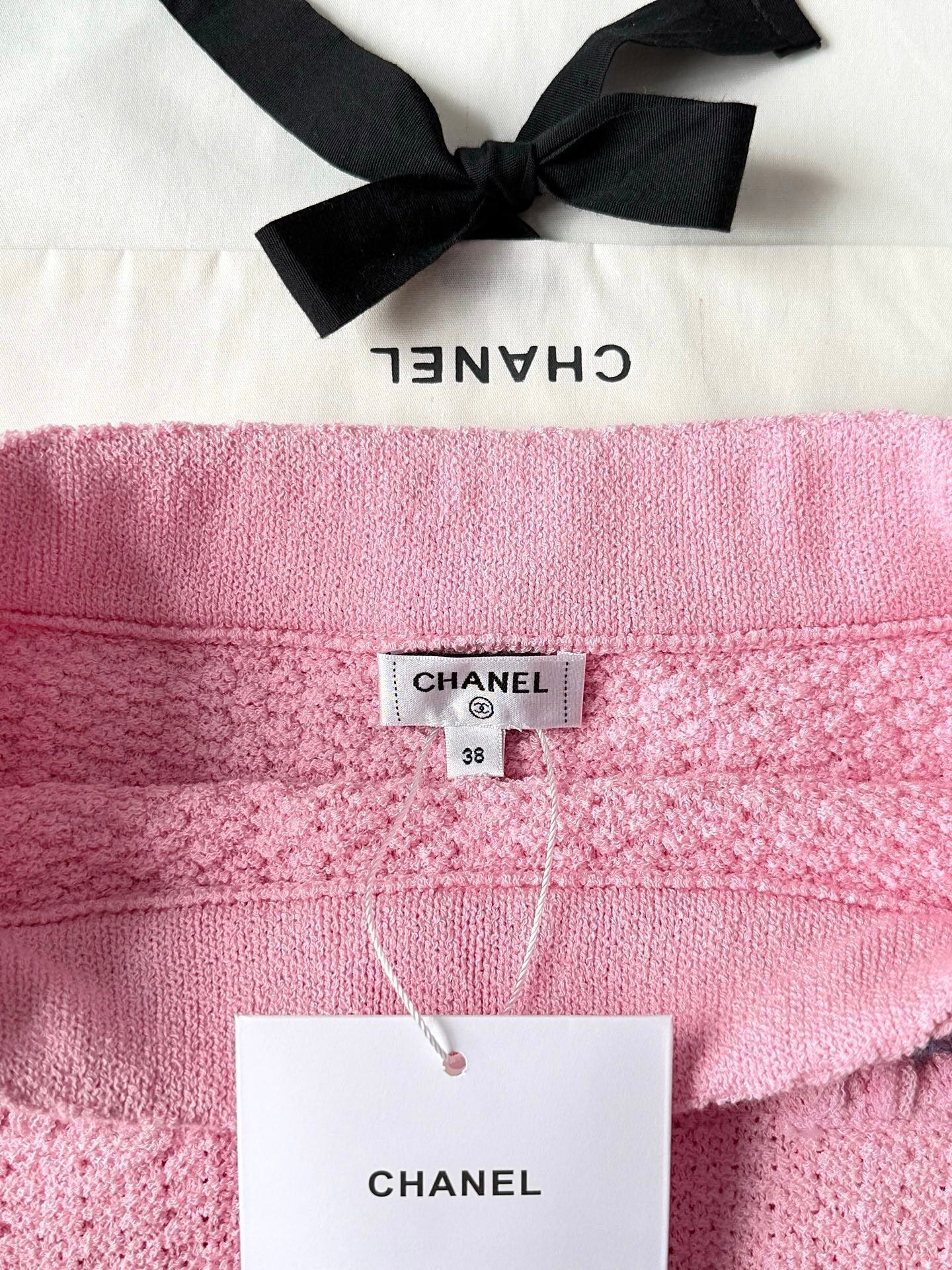 CC 25 cardigan set pink wool 237296