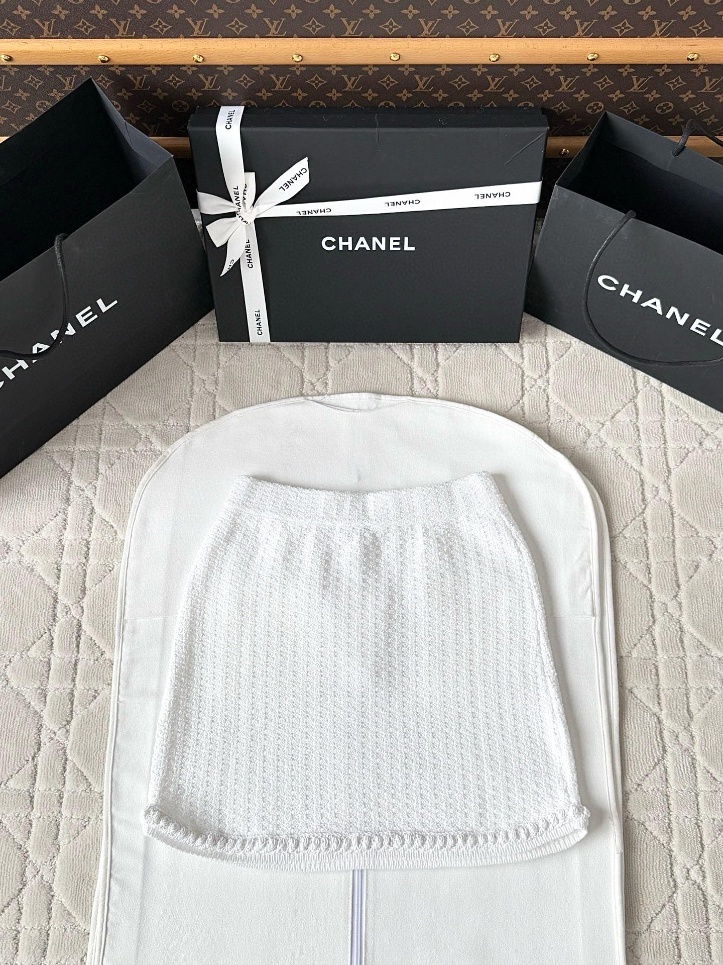 CC 25 Pearl Mesh Top White Wool 237299