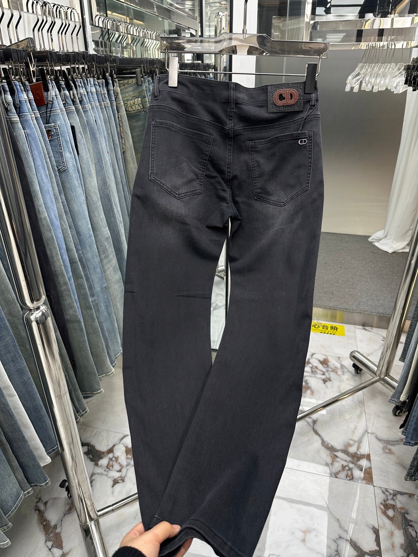 CD 2026 Pants Jeans  Black Denim Fabric 317773