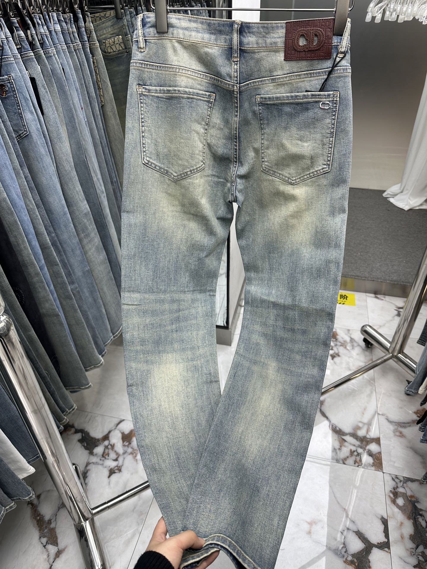 CD 2026 Pants Jeans Blue Denim Fabric 317772