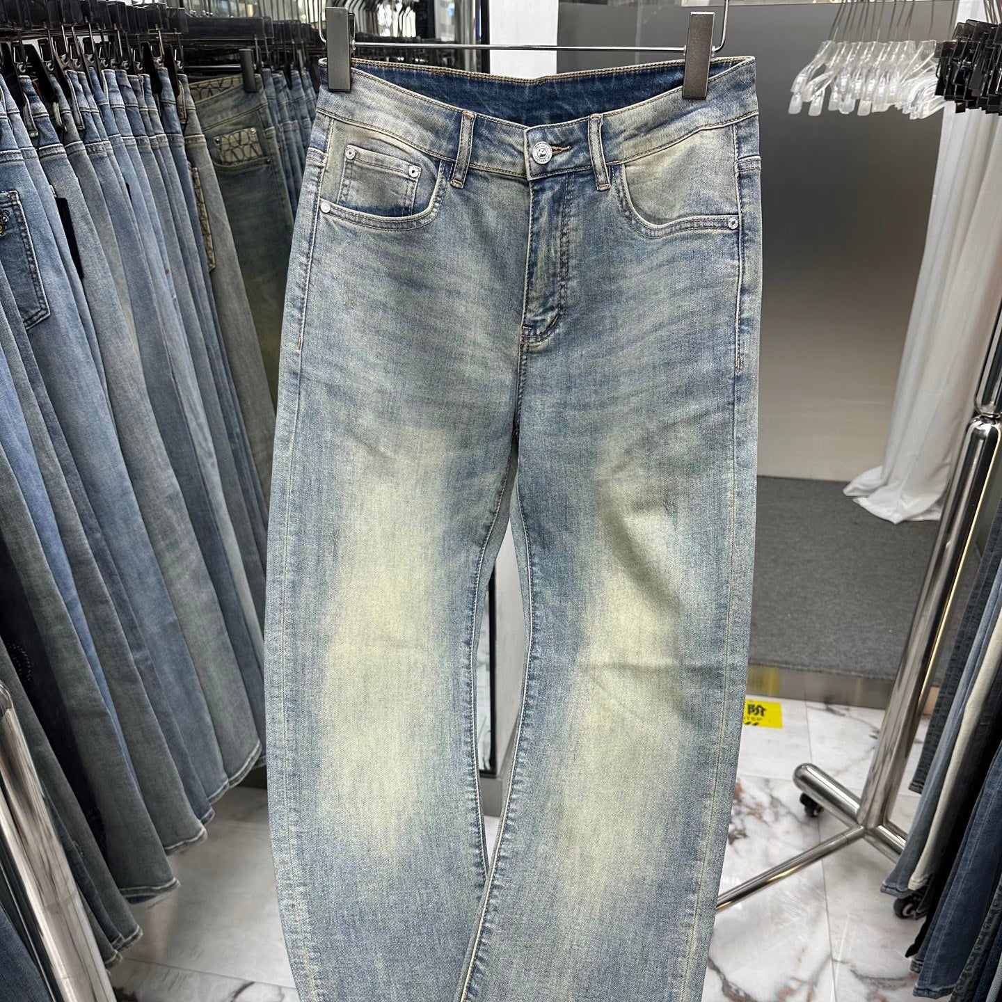 CD 2026 Pants Jeans Blue Denim Fabric 317772