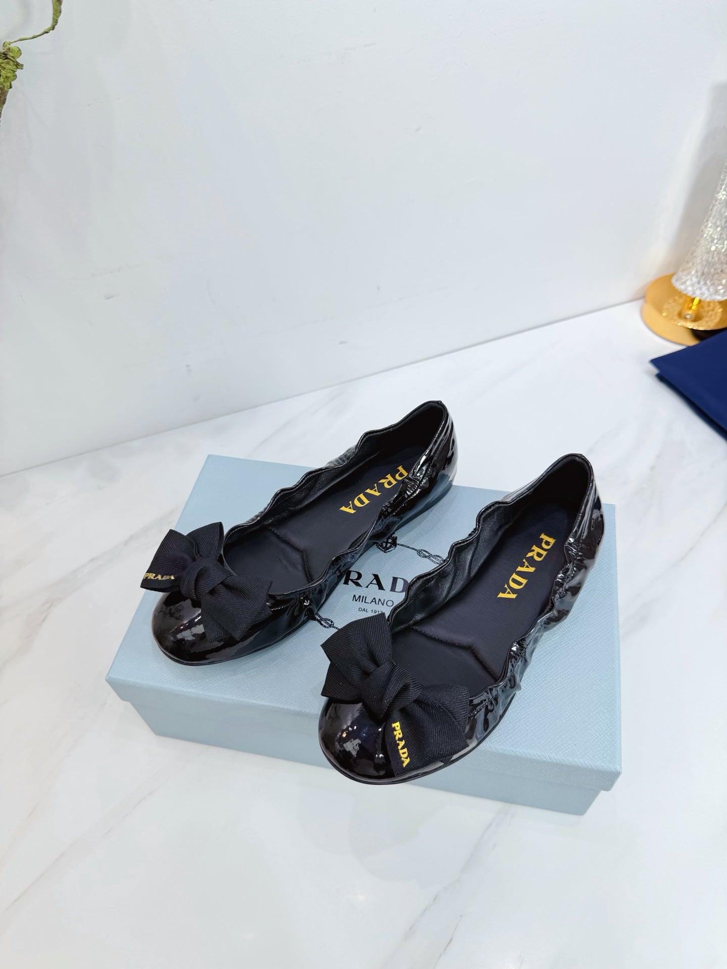 PRA 26SS Ballet Flat Black Patent Leather 592391