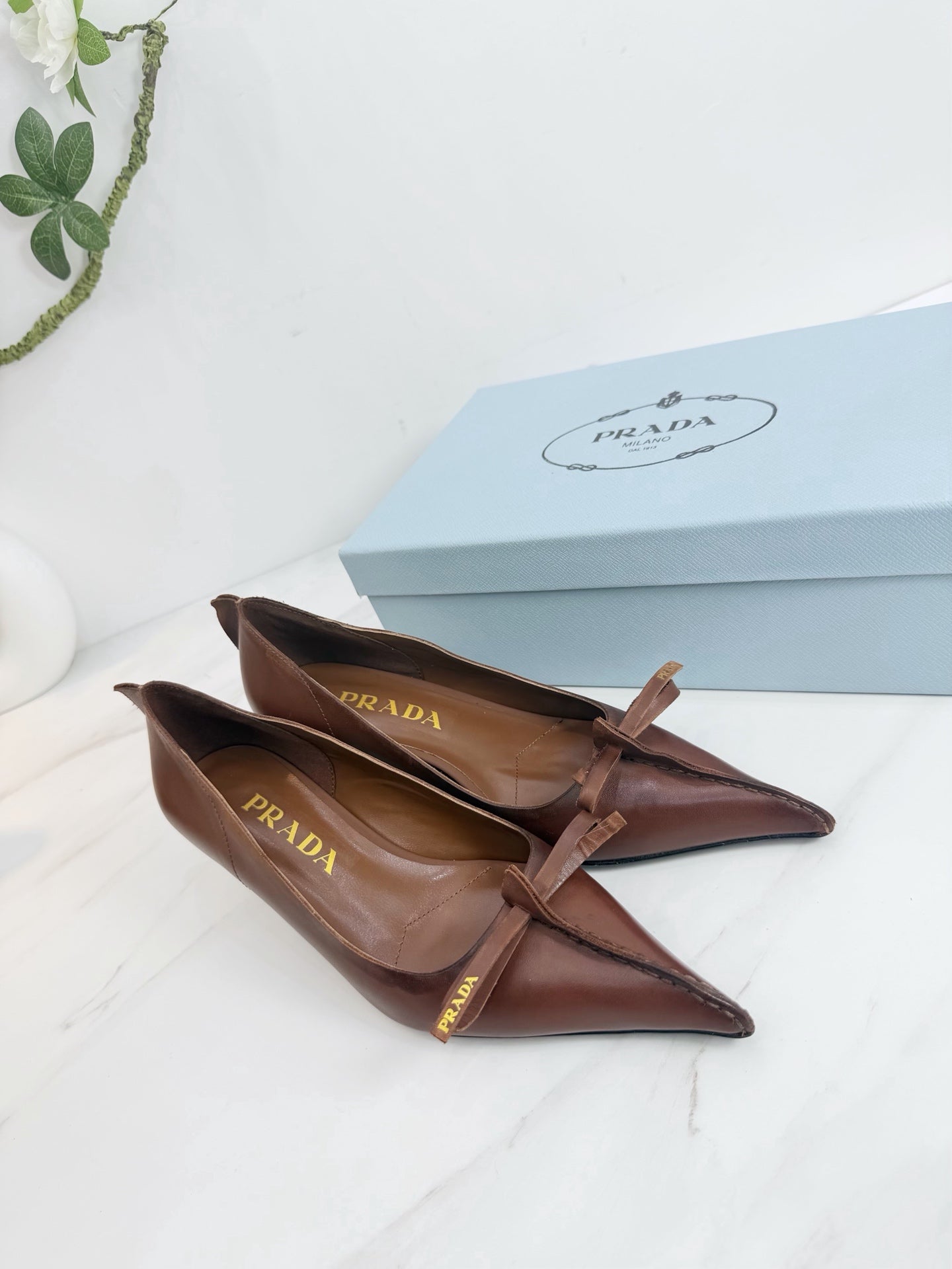 PRA 26SS Pump 55 Brown Cowhide 592407