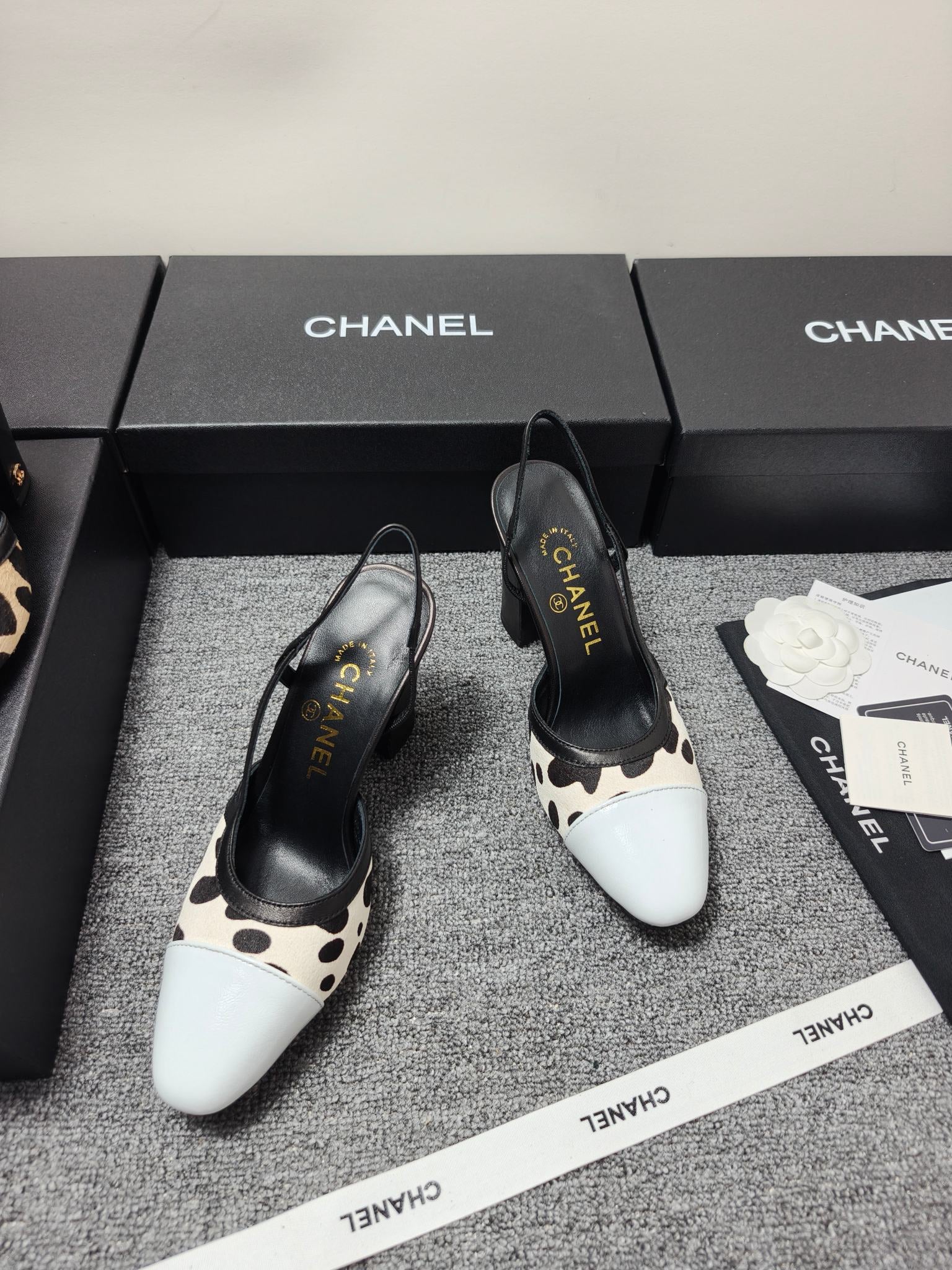 Chanel 2026 Slingback Horsehair Sheepskin 856006
