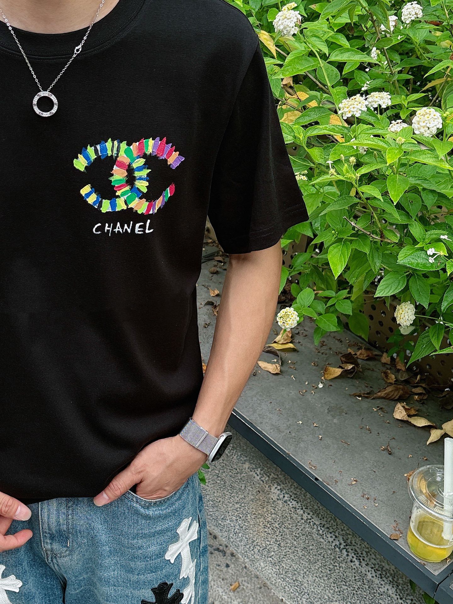 CC 2026  Short-Sleeve T-Shirt Double C Multicolor 419225