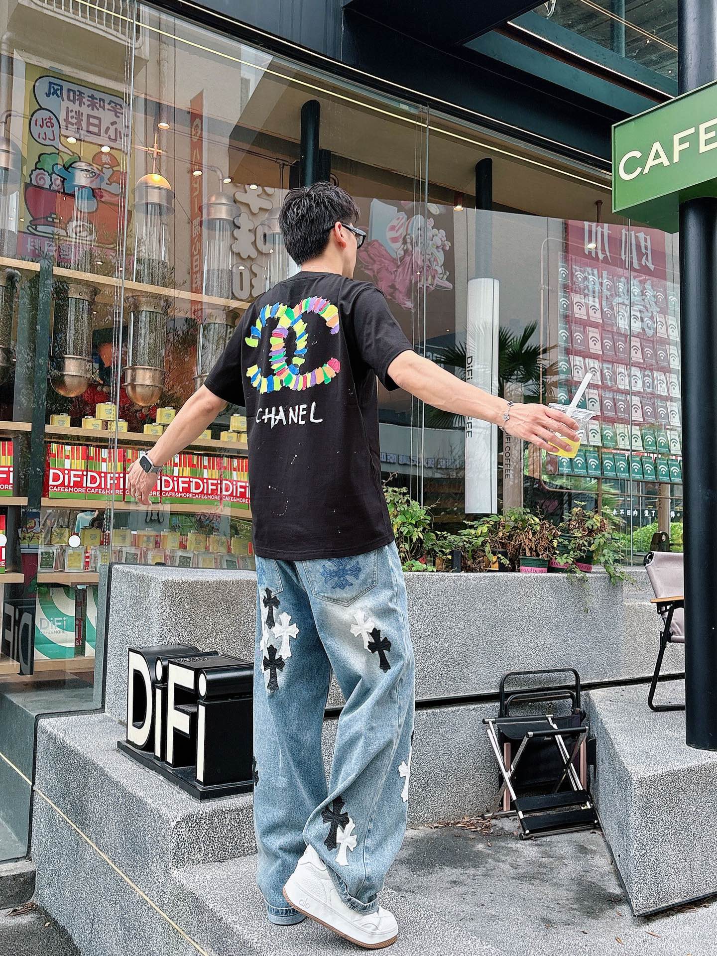 CC 2026  Short-Sleeve T-Shirt Double C Multicolor 419225