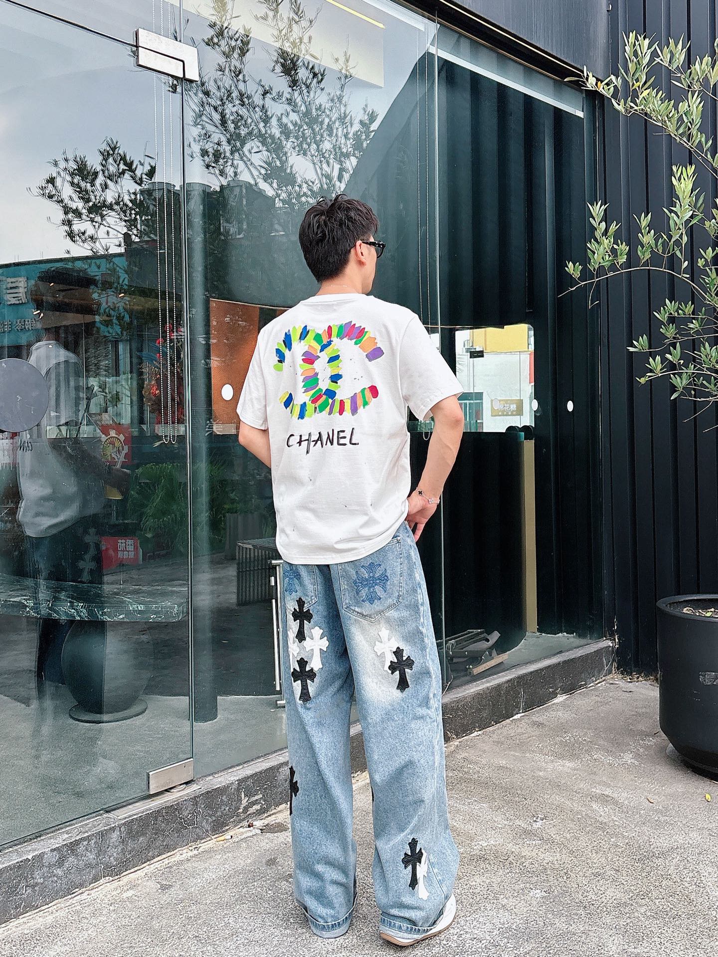 CC 2026  Short-Sleeve T-Shirt Double C Multicolor 419225