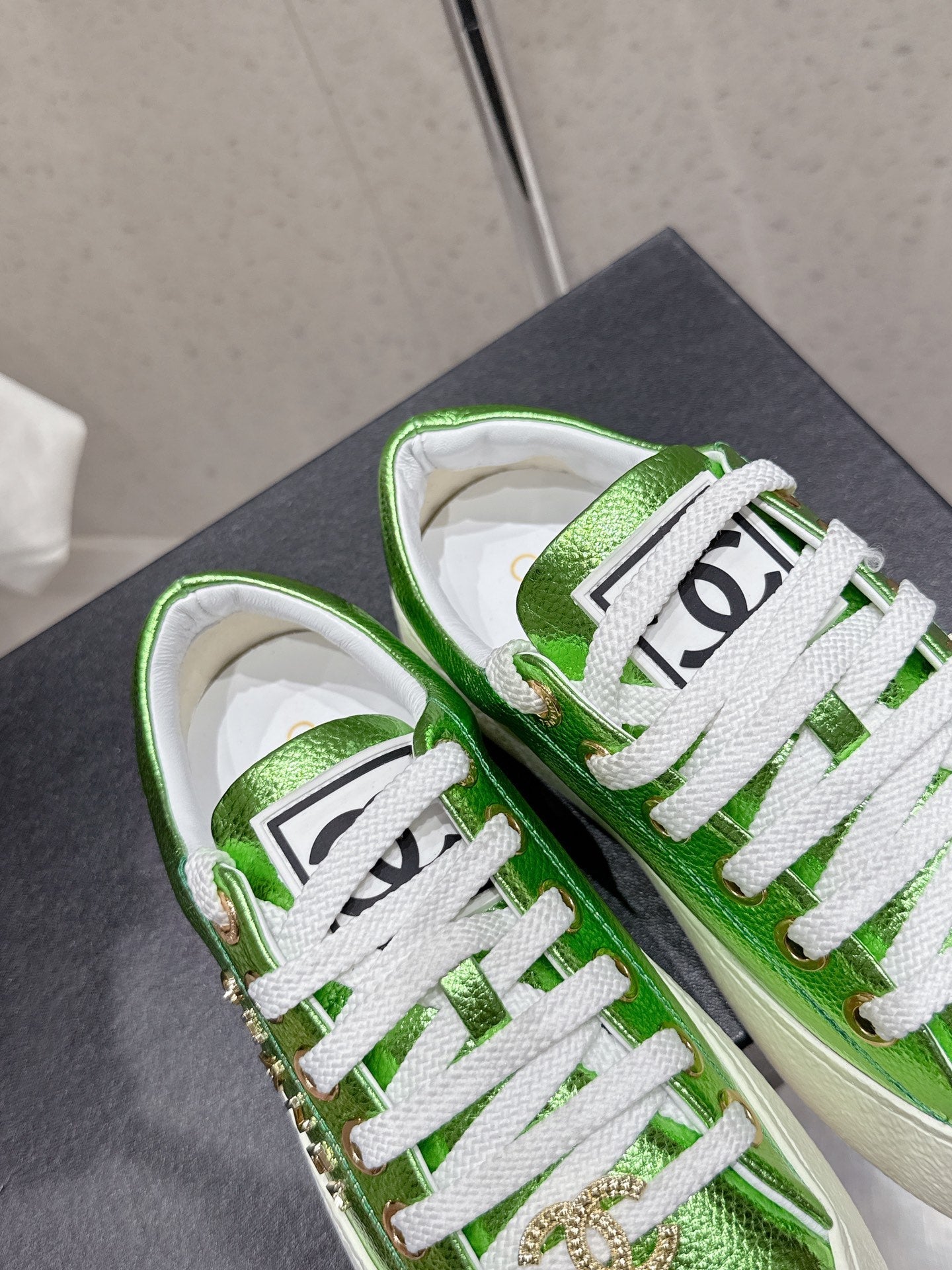 CC Sneaker Green cowhide  204657