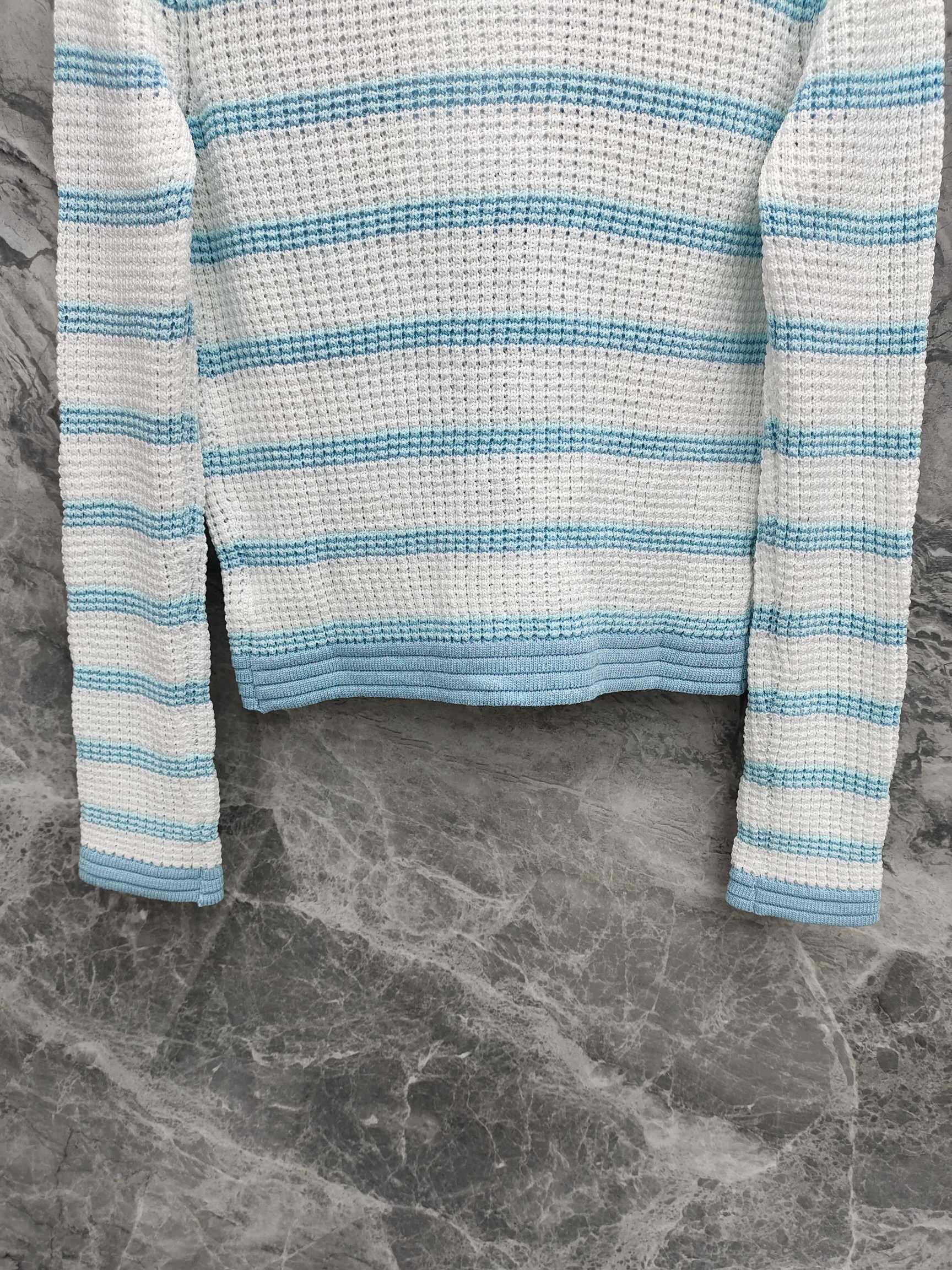 CC 25 Long Sleeve Striped Cardigan Tencel 283779