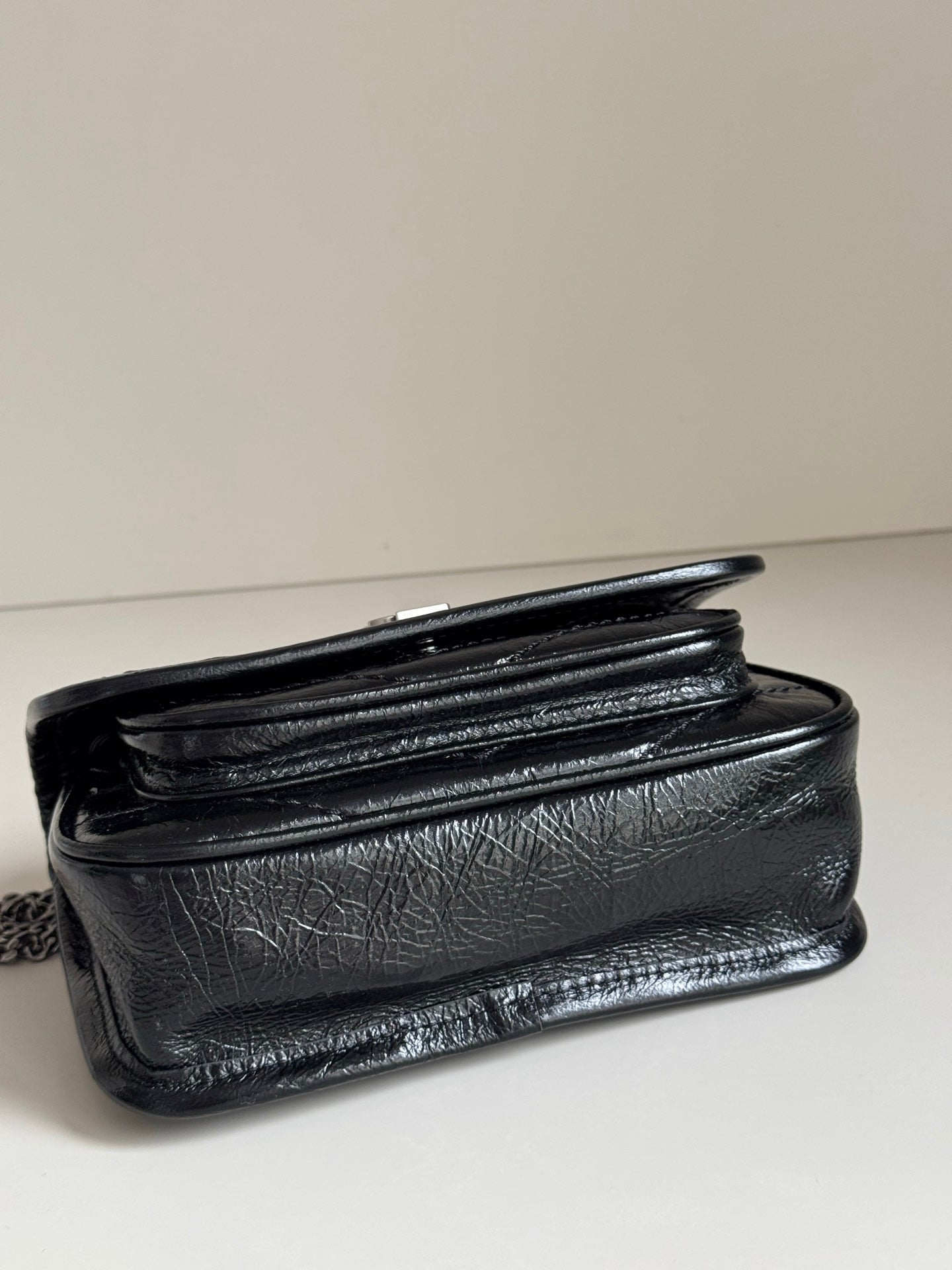 YSL 2026 Saint Laurent Niki Baby Bag 18cm Black Calfskin