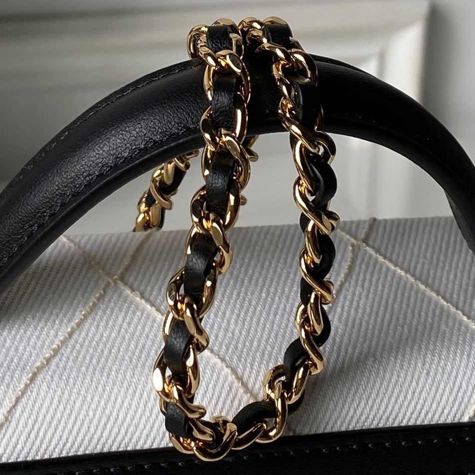 Chanel 2026 Vanity Case Bag 19.5cm Demin And Leather