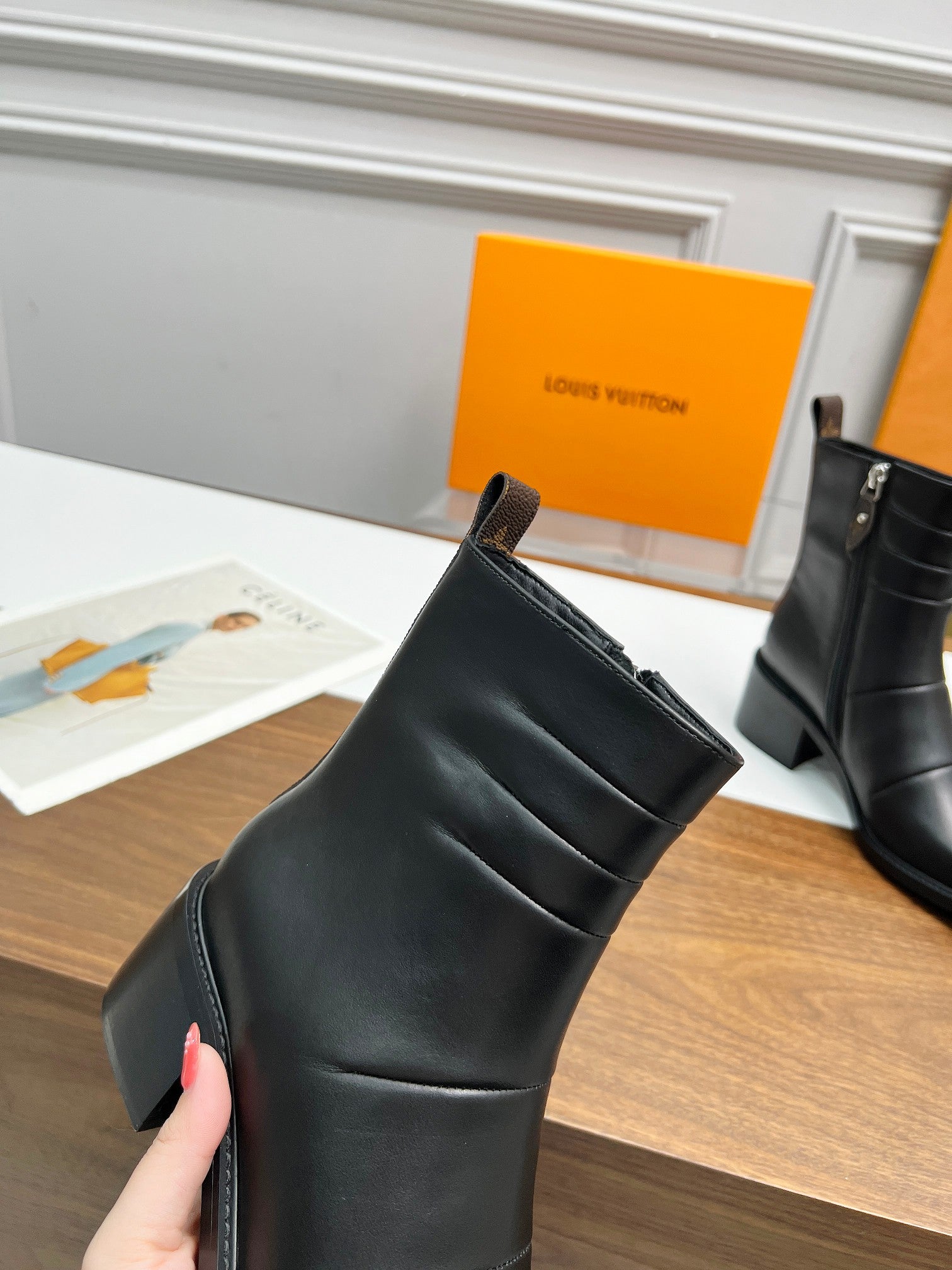 LV Jazz Boots Black Lambskin