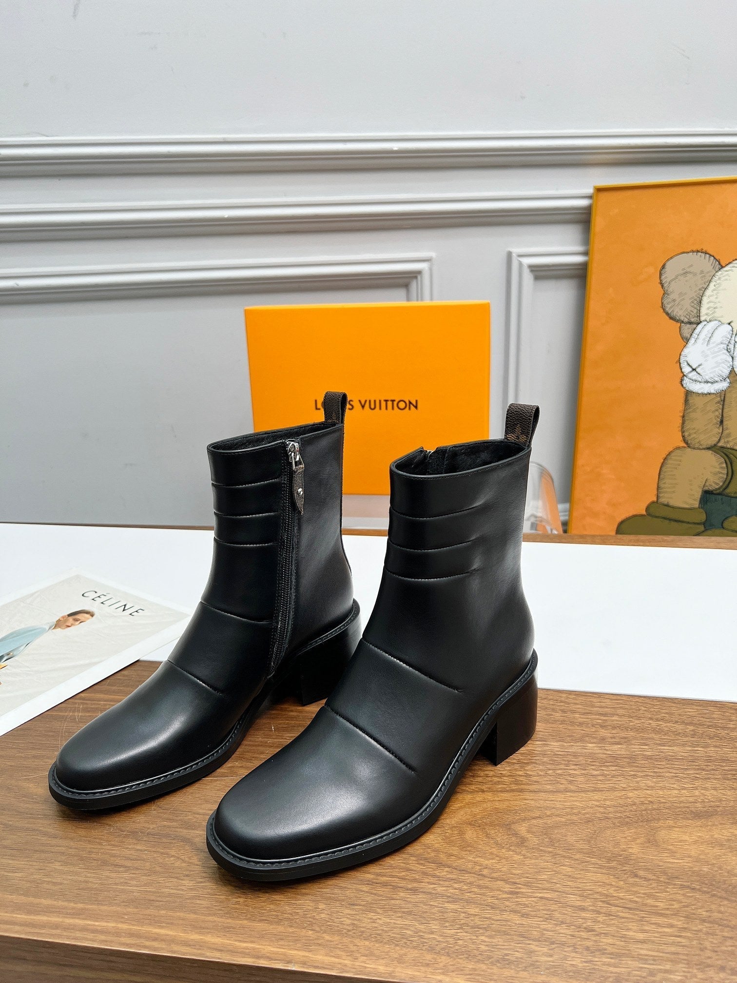 LV Jazz Boots Black Lambskin