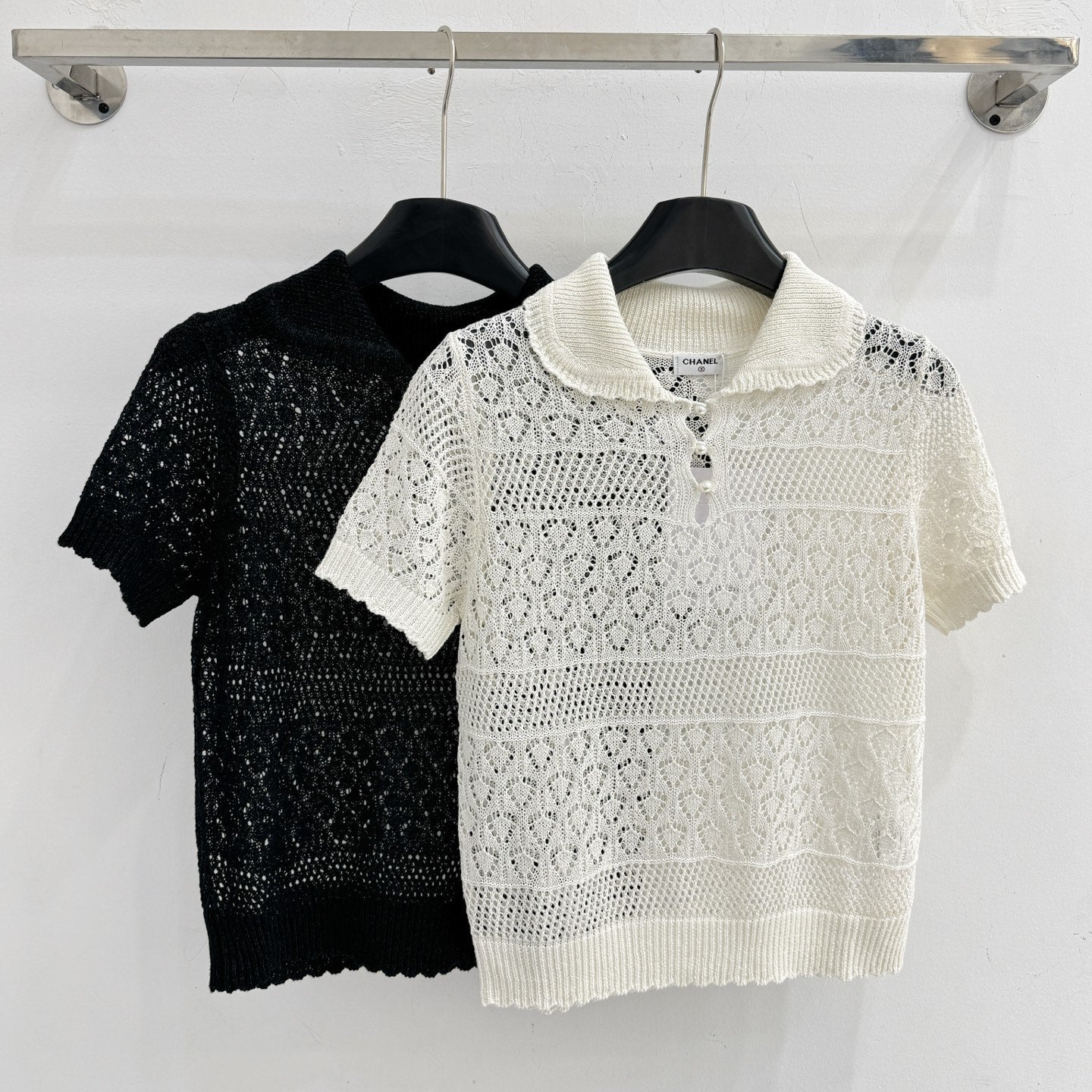 Chanel 2026 Openwork Knit Sweater Cotton 359798
