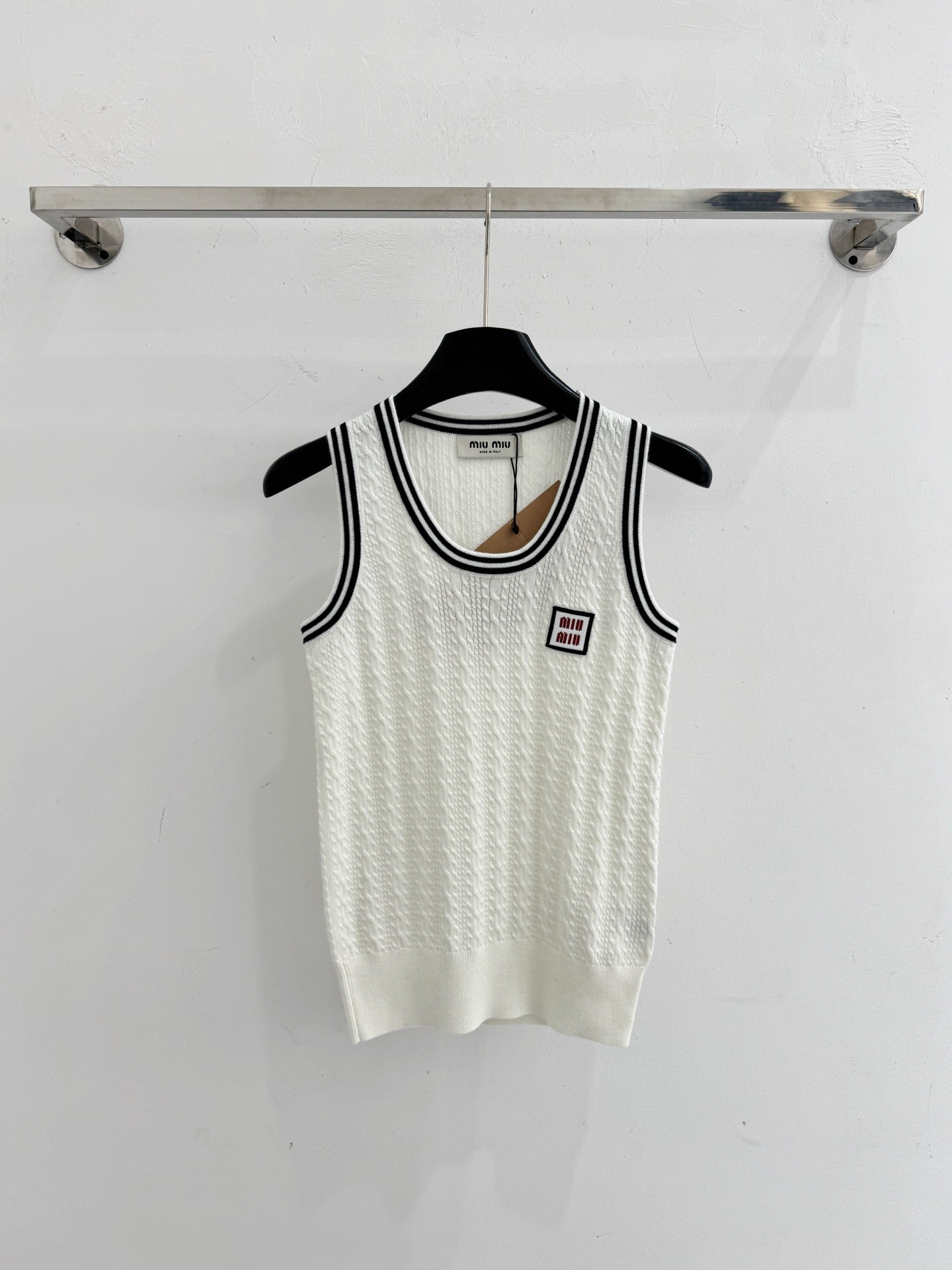 MiuMiu 2026 Knit Vest Wool 642706