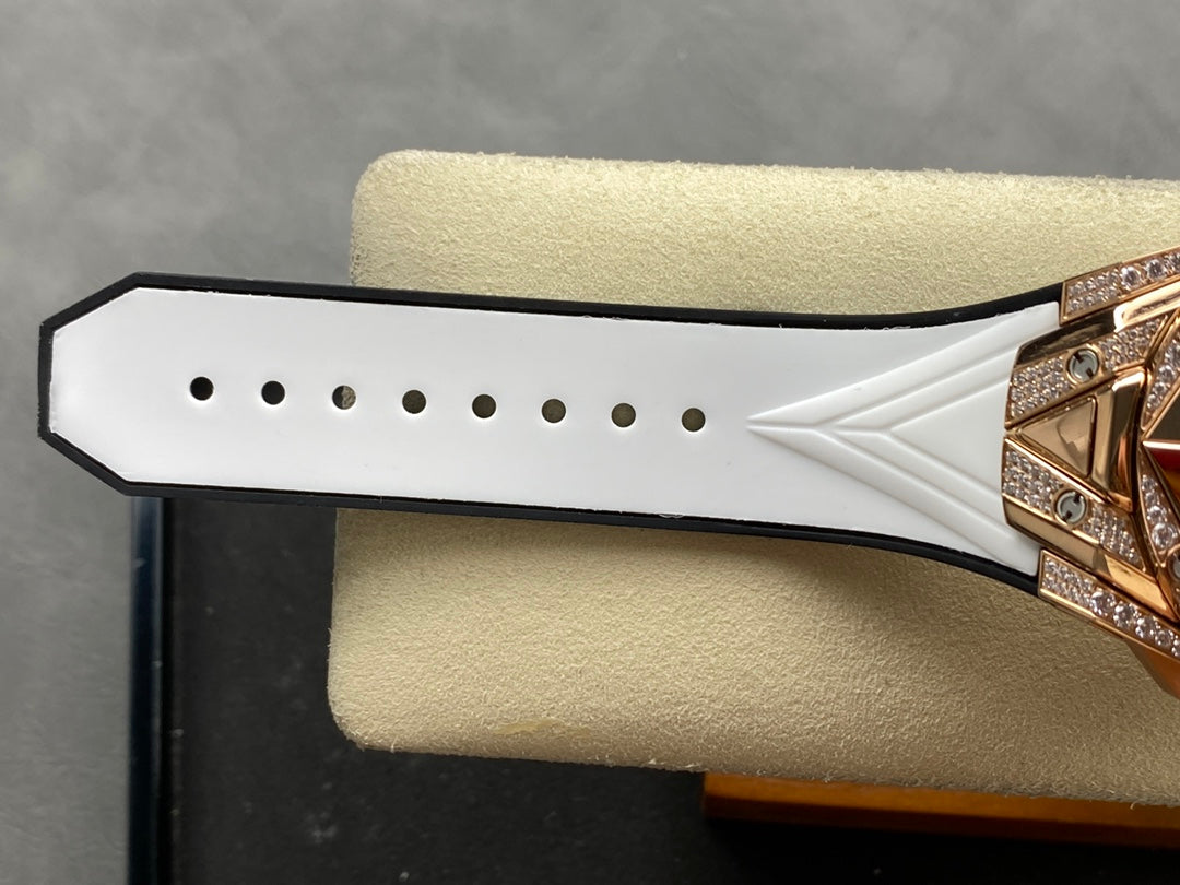 Hublot Big Bang Sang Bleu II Rose Gold White Pavé 45mm Watch