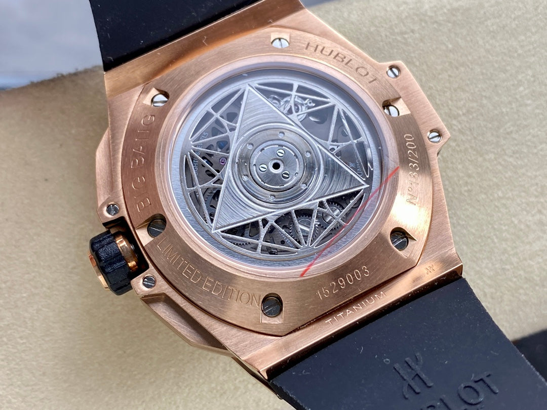 Hublot Big Bang Sang Bleu II Rose Gold White Pavé 45mm Watch