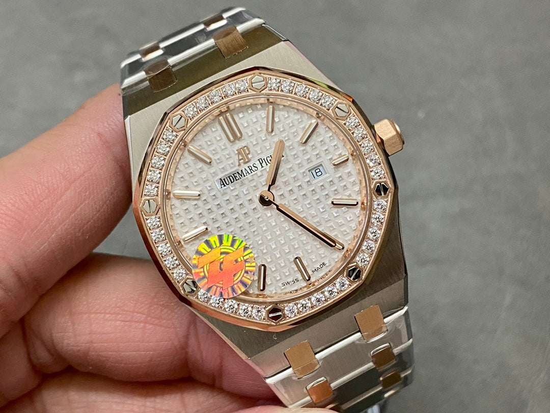 Audemars Piguet Royal Oak Lady 33mm Two-tone Grey Dial
