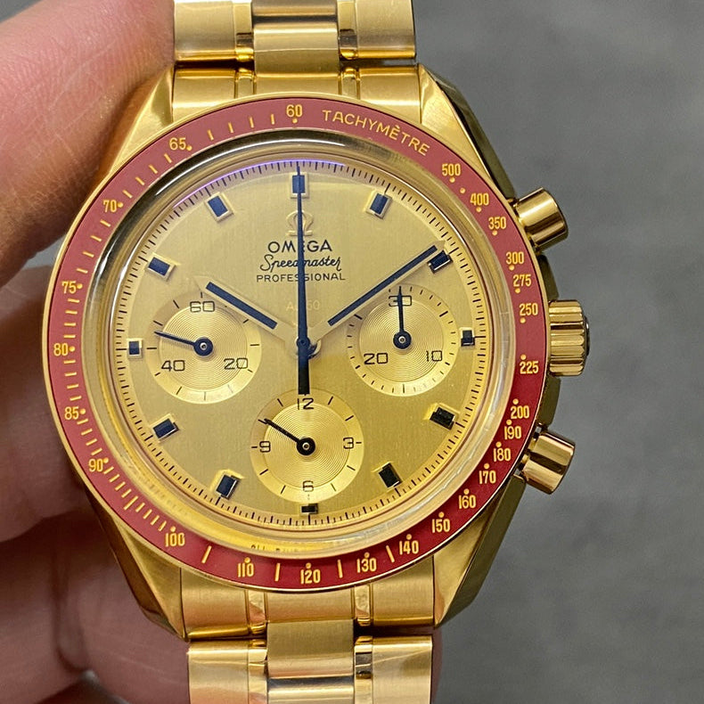 Omega Speedmaster Apollo 11 50th Anniversary Limited Edition 42cm Yellow Gold Strap