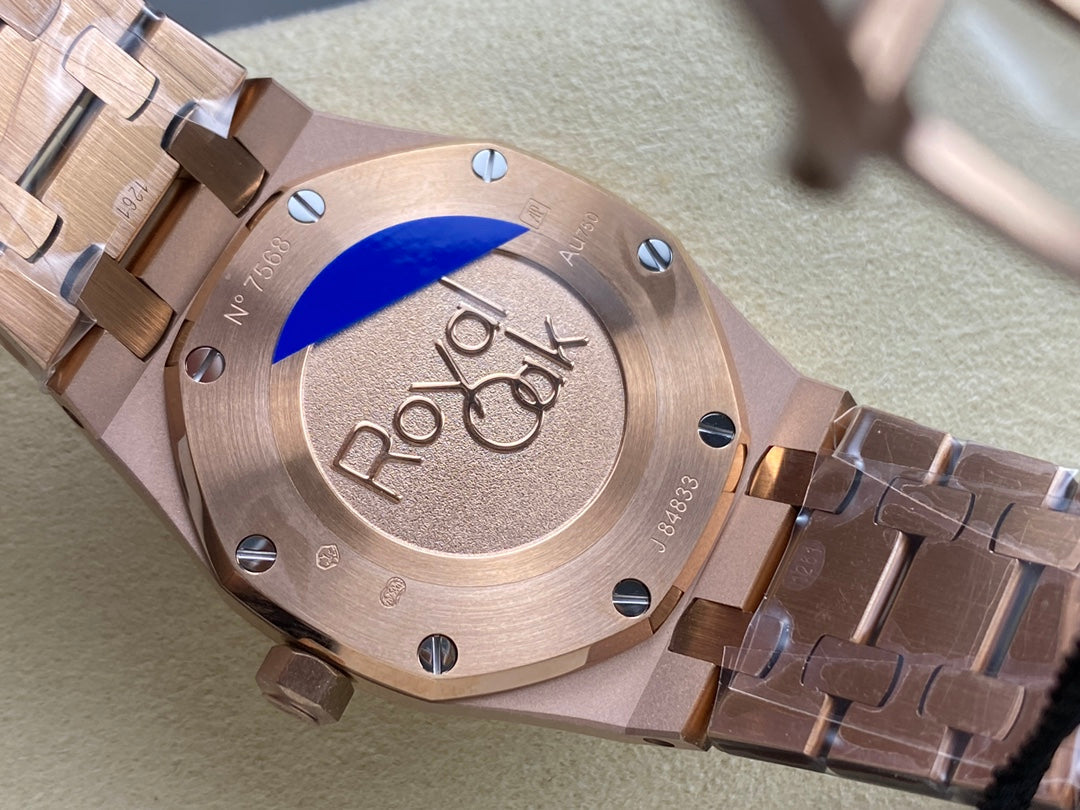 Audemars Piguet Royal Oak Lady 33mm Rose Gold White Dial