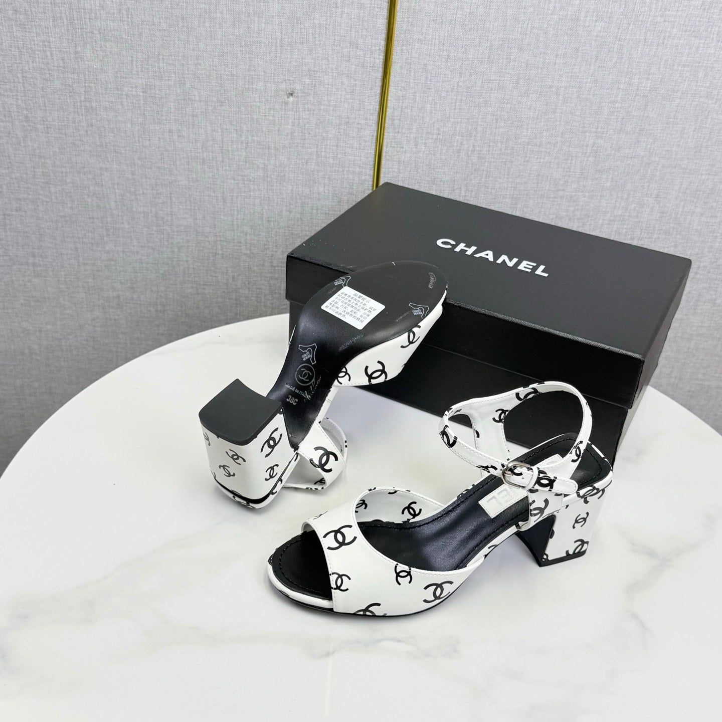 Chanel 2026 Slingback Sandals Sheepskin 801510
