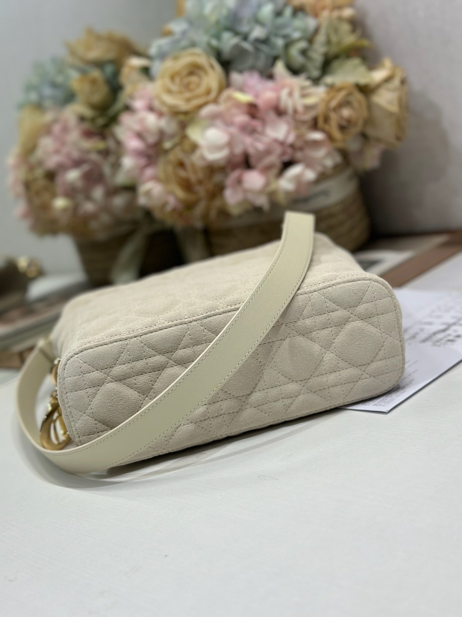 Dior 2026 Bag 27cm Multicolor Velvet Leather 289496