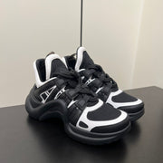 LV Archlight Sneaker 50mm Black Mix White Fabric