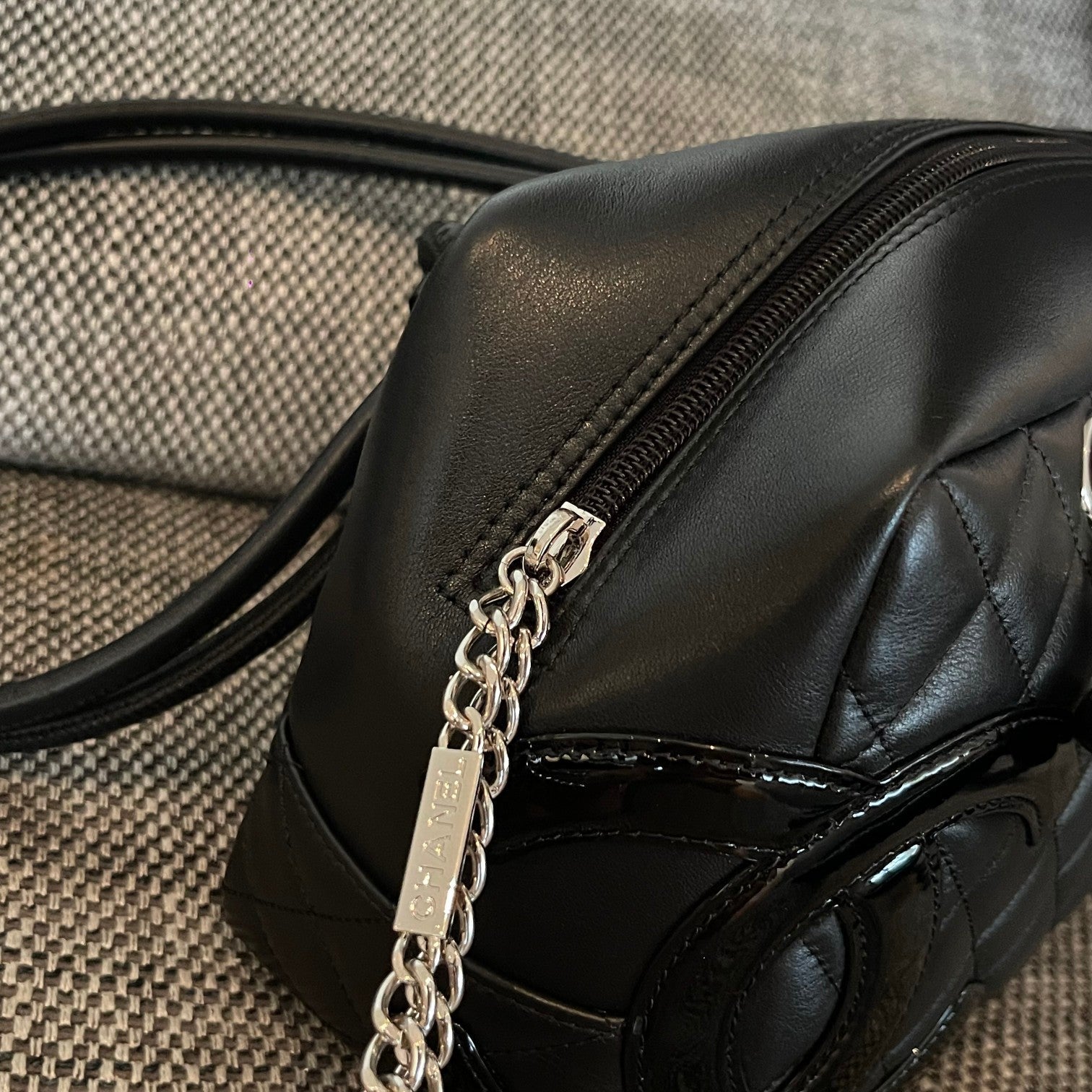 Chanel 2026 Cambon Ligne Bowling Bag 27cm Calfskin
