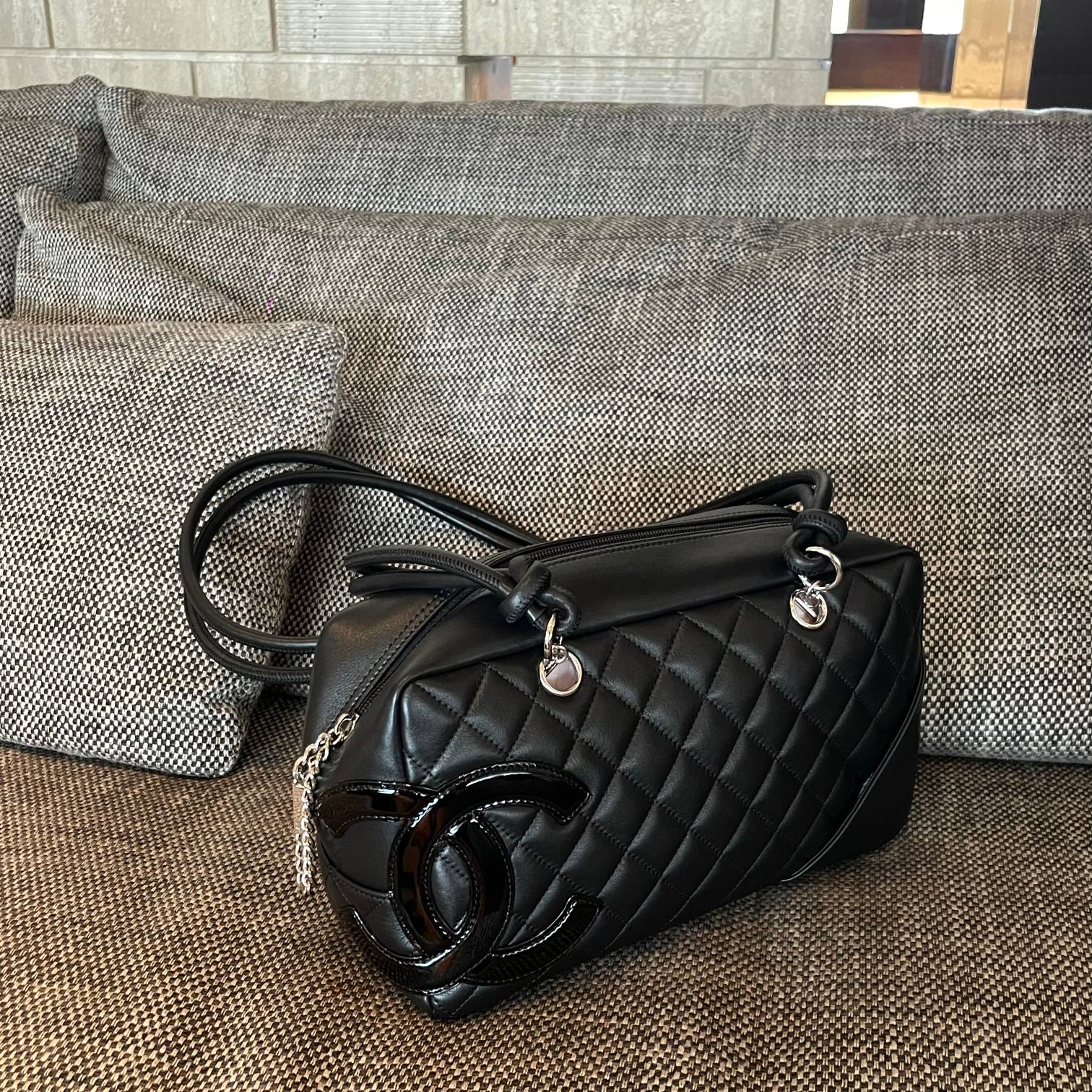 Chanel 2026 Cambon Ligne Bowling Bag 27cm Calfskin