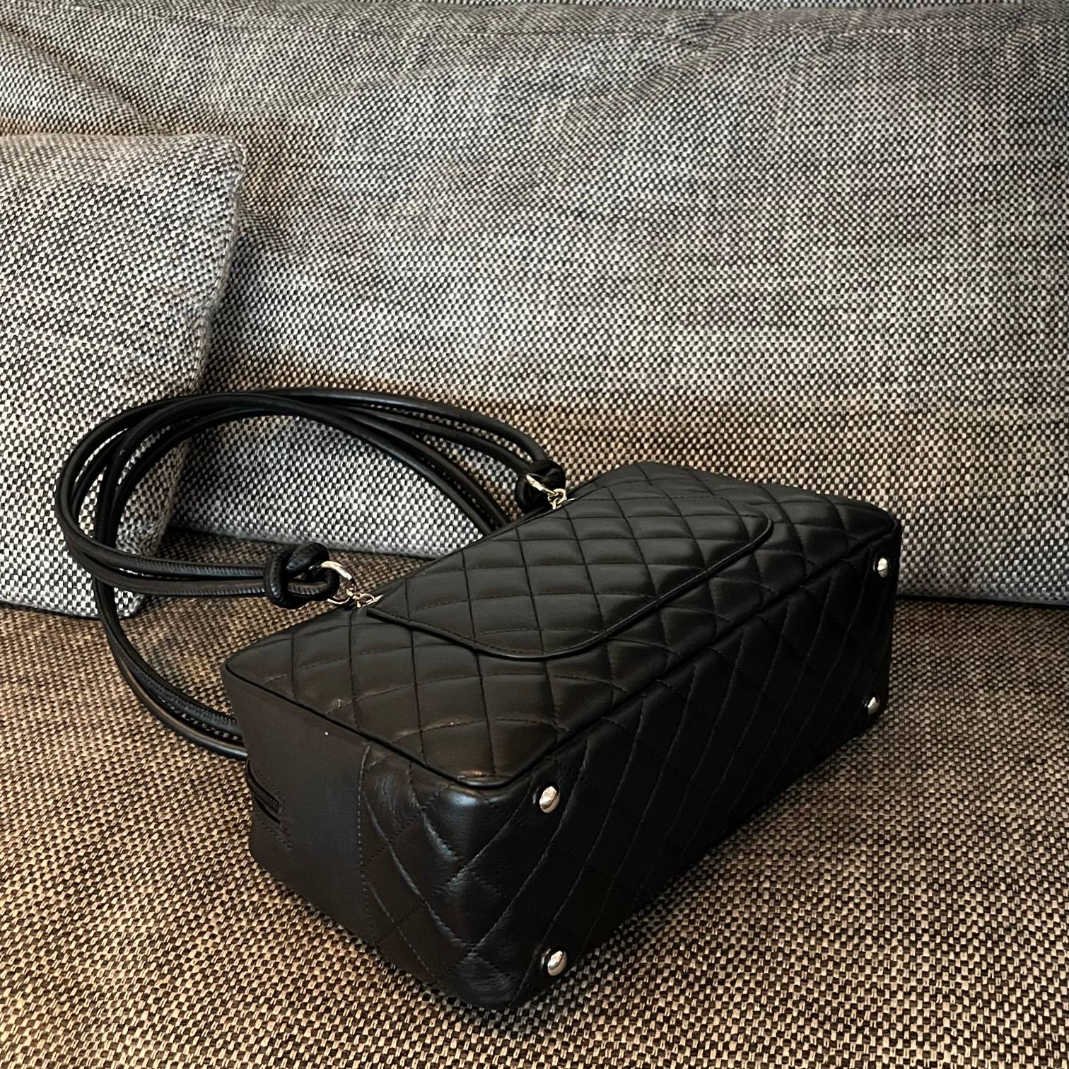 Chanel 2026 Cambon Ligne Bowling Bag 27cm Calfskin