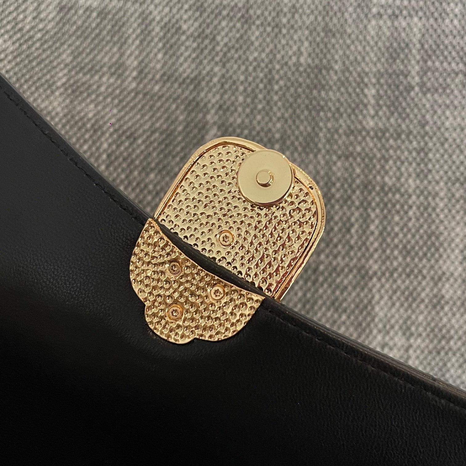 Chanel 2026 Scarab Envelope Clutch 30cm Embossed Patent Calfskin