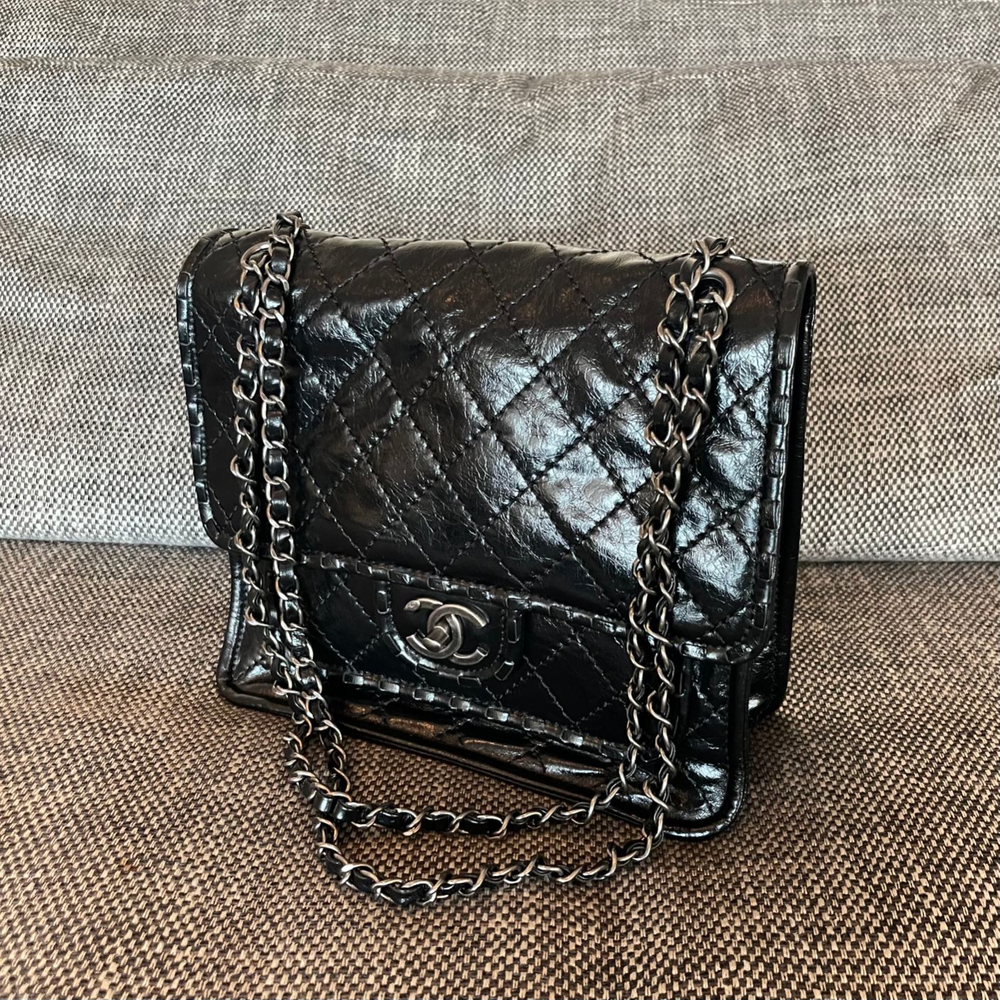 Chanel 2026 Quilted Calfskin Whipstitch Flap Bag 26cm Calfskin