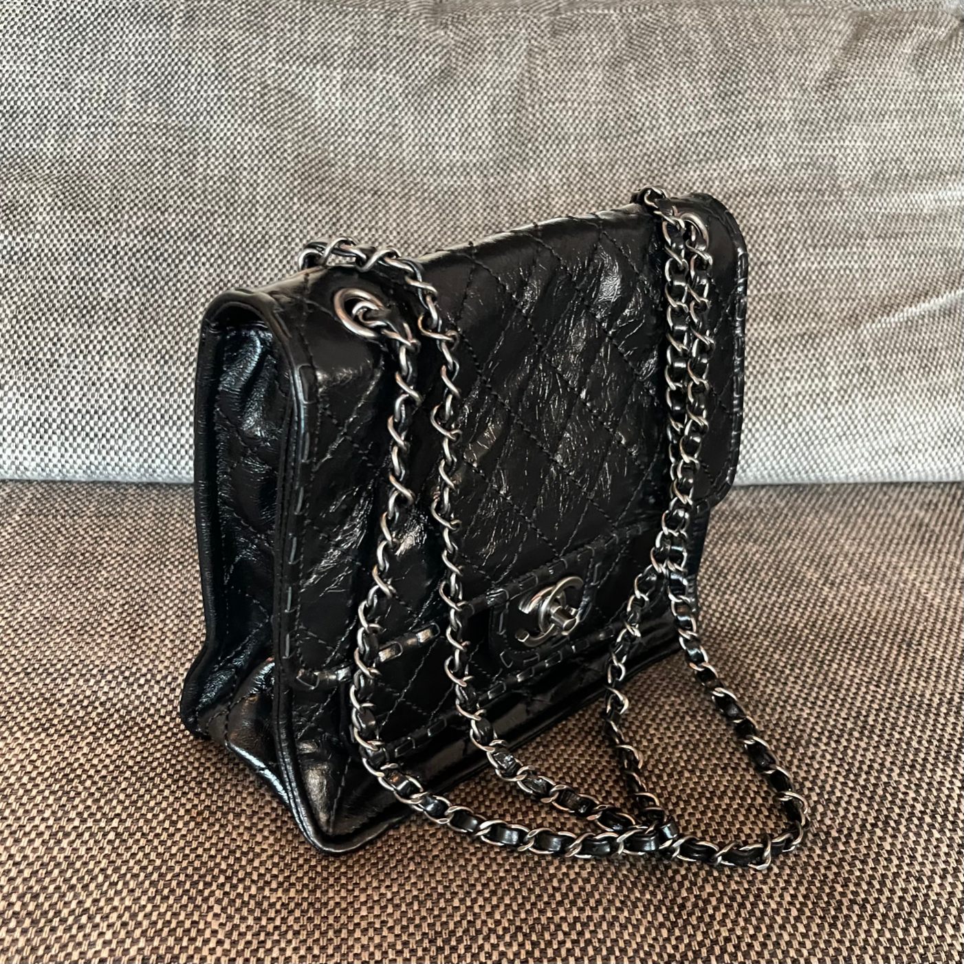 Chanel 2026 Quilted Calfskin Whipstitch Flap Bag 26cm Calfskin