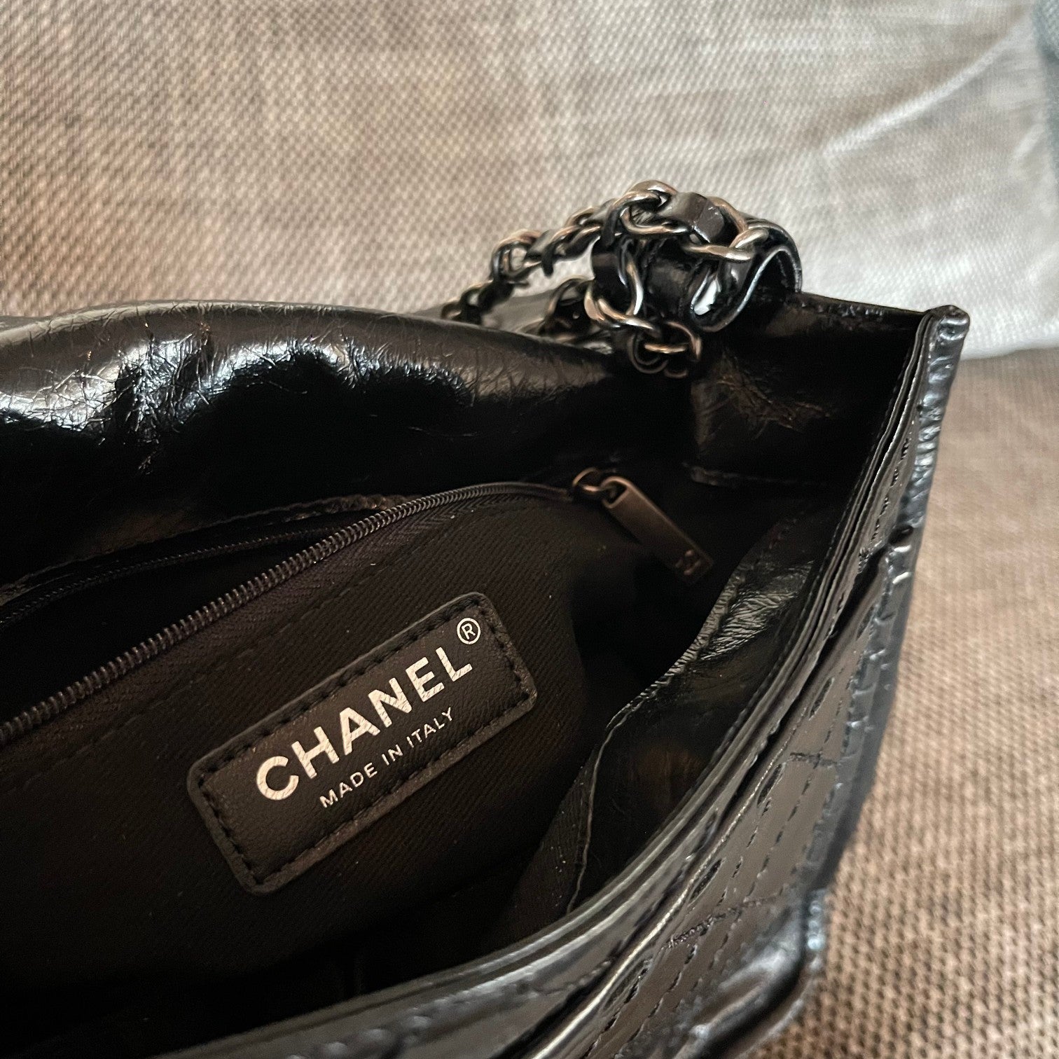 Chanel 2026 Quilted Calfskin Whipstitch Flap Bag 26cm Calfskin