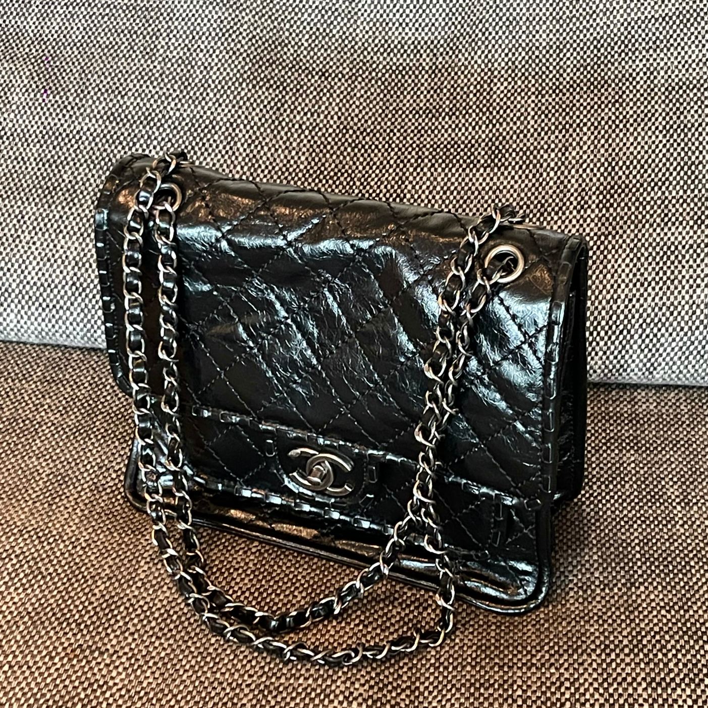 Chanel 2026 Quilted Calfskin Whipstitch Flap Bag 26cm Calfskin