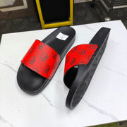 GG Men's Slide Red Sheepskin 535408