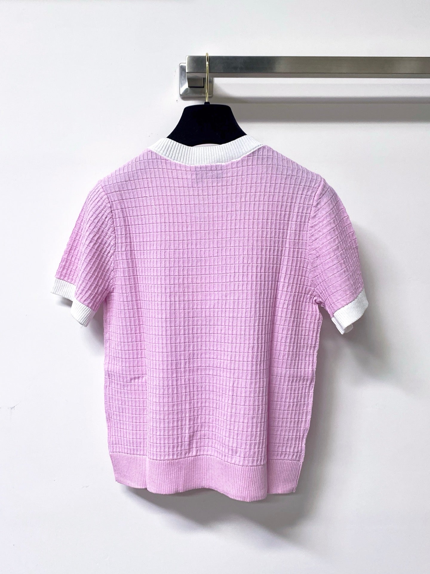 Chanel 2026 Pink Short-Sleeved Shirt Tencel 310322