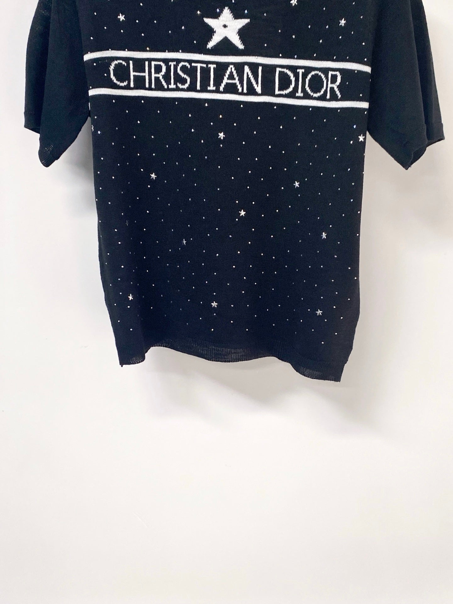Dior 2026 Star and Logo Knit T-shirt Tencel 405697