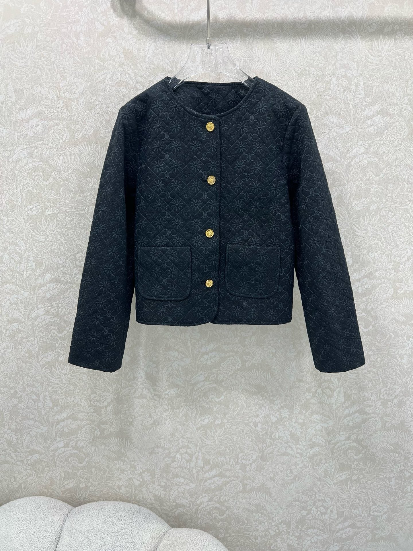 Celine 25 Jacquard Cotton Twill Jacket 292272