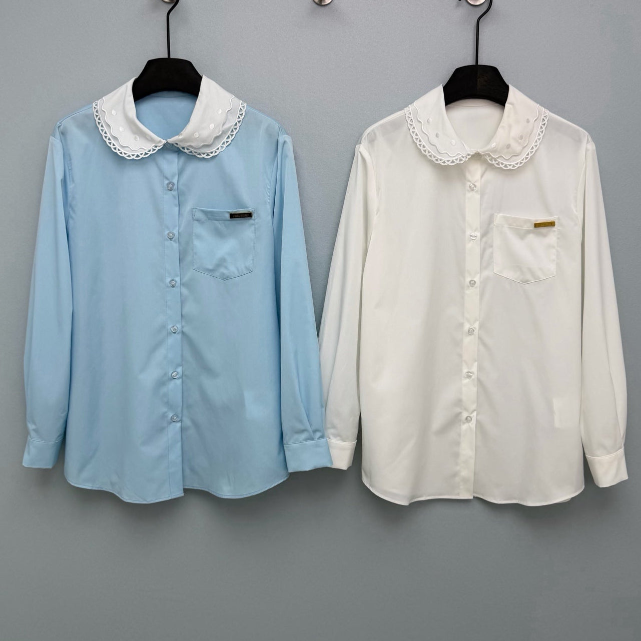 MiuMiu 2026 Long-Sleeve Shirt Cotton 643283