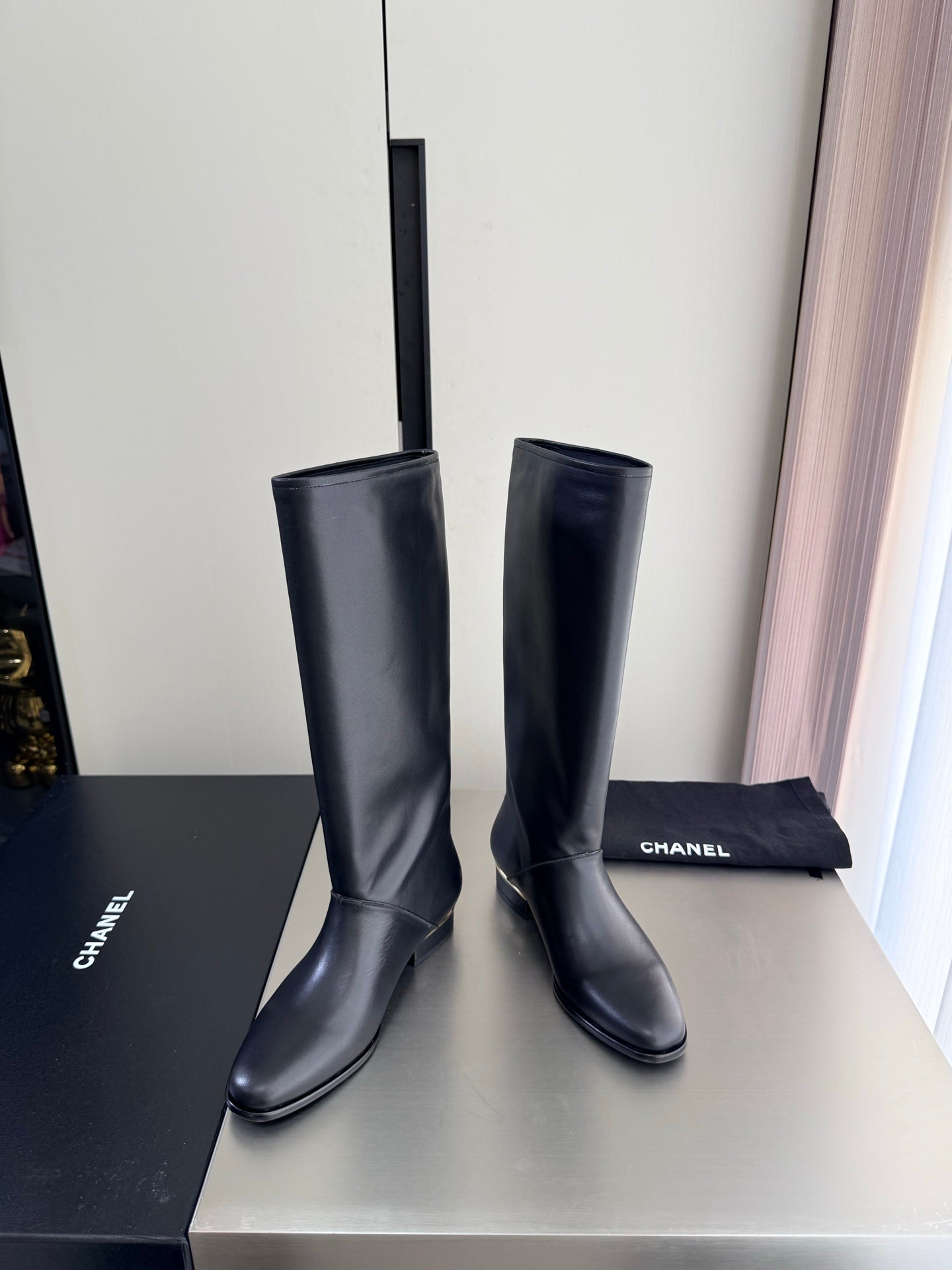 Chanel 2026 High Boots Black Calfskin 929461