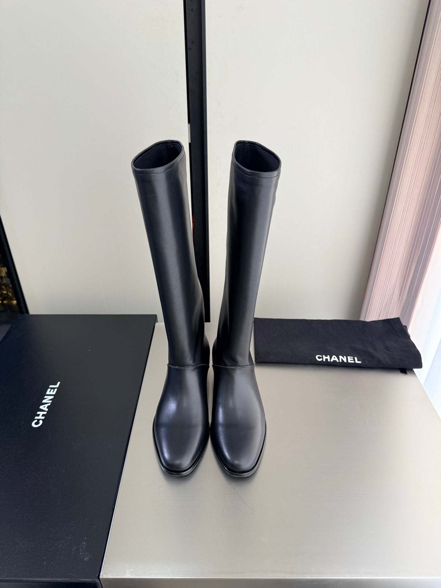 Chanel 2026 High Boots Black Calfskin 929461