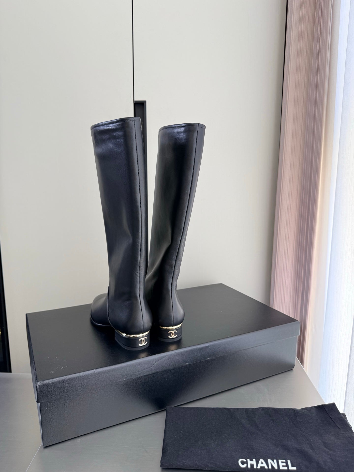 Chanel 2026 High Boots Black Calfskin 929461