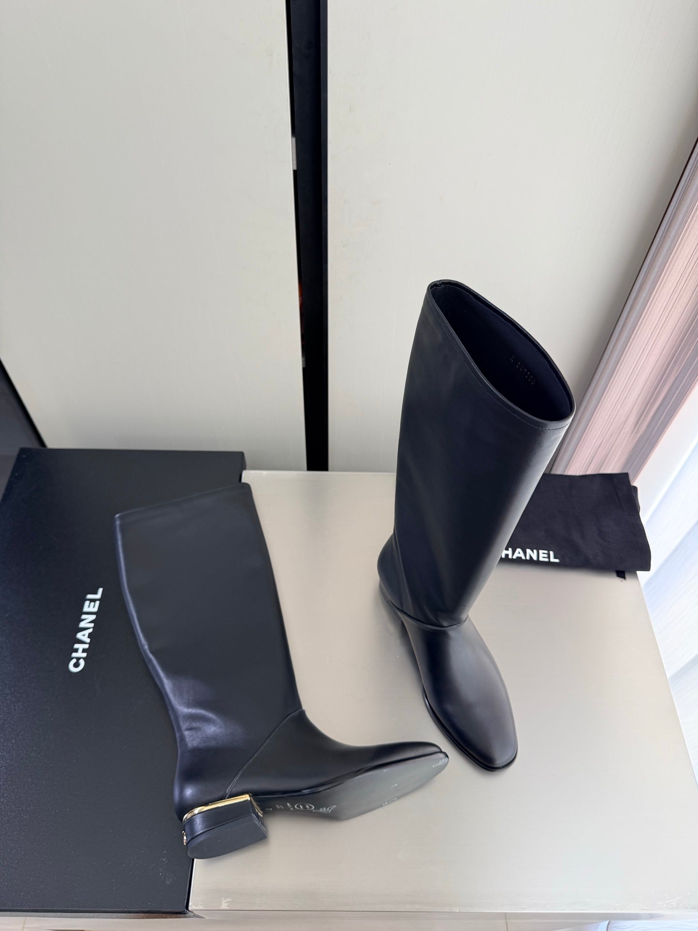 Chanel 2026 High Boots Black Calfskin 929461