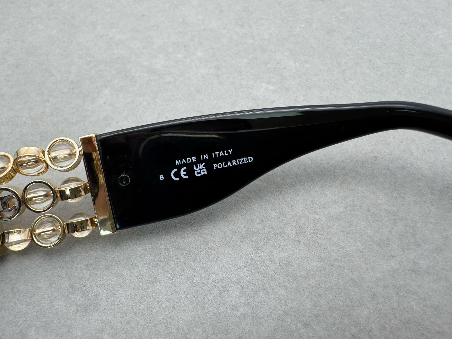 Chanel Rectangle Sunglasses 2026 Acetate & Glass Pearls