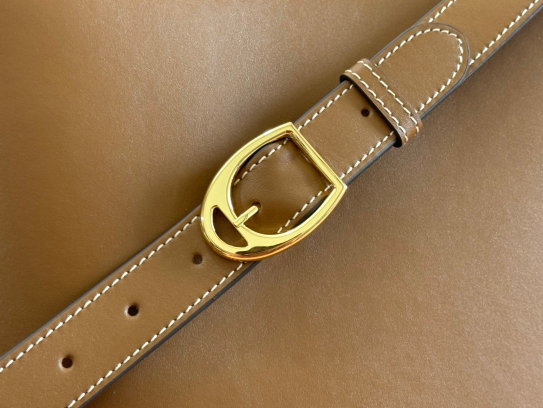 Gucci 73 Mini 27.5cm Bucket Bag Brown Smooth Leather 244436