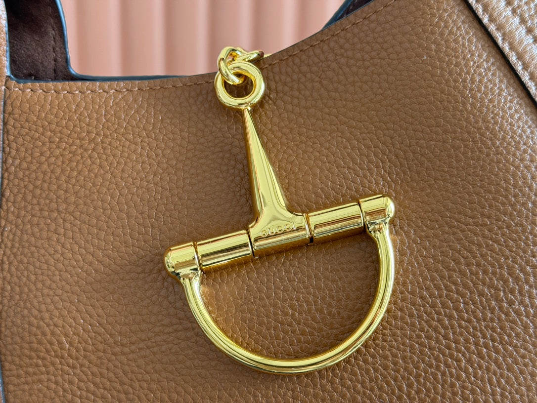 Gucci Solfbit Bag Brown Calfskin 244325