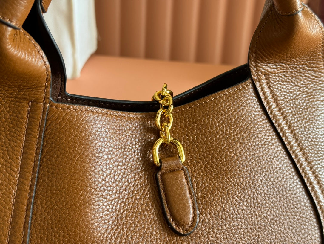 Gucci Solfbit Bag Brown Calfskin 244325